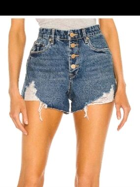 🆕️ The Barrow Blank NYC Vintage High-Rise Denim Shorts / Size 28